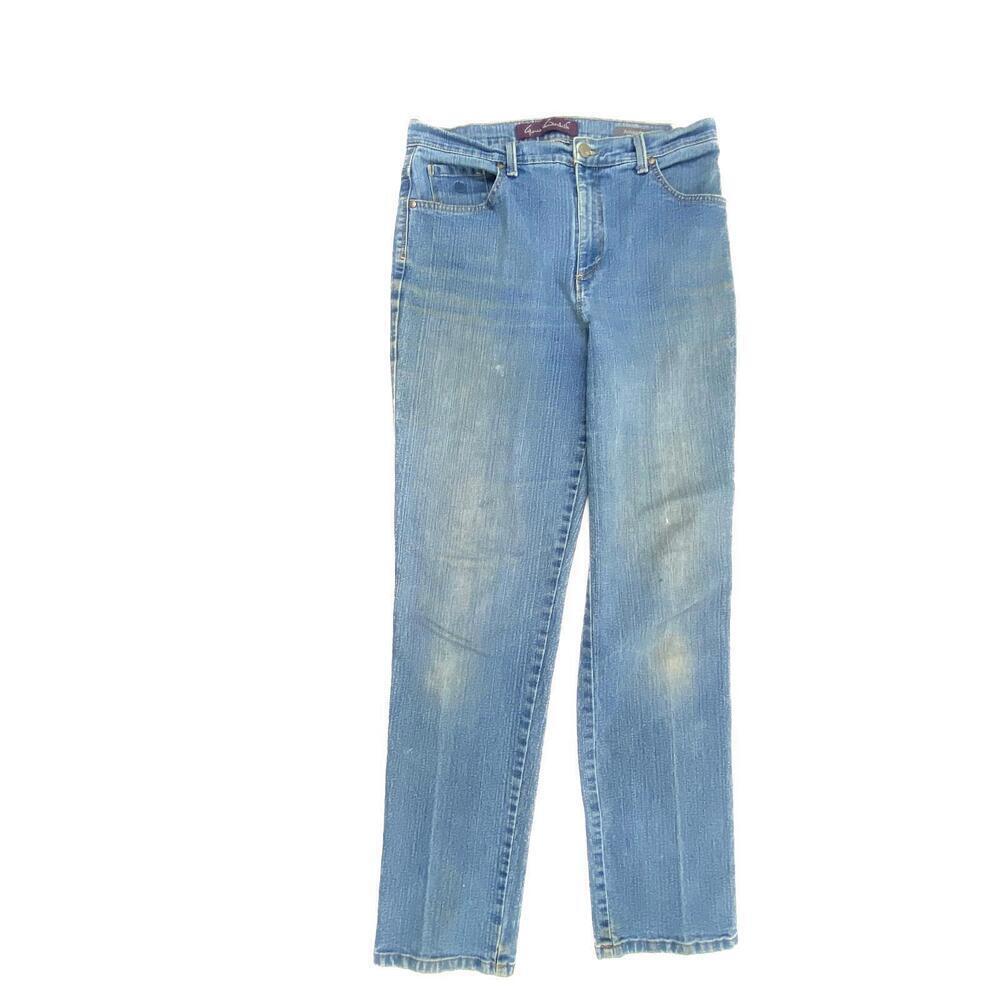 Gloria Vanderblit Amanda Straight Leg Women's size 10 Dark Wash Blue Denim jeans